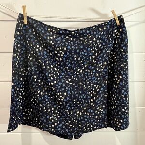 JESSICA – Vintage Floral Culotte Skirt – Size 16